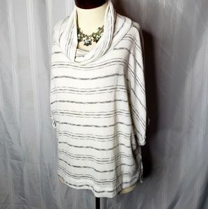 Cowl neck & Cuff Pullover by Agnes & Dora